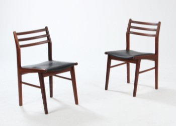Dansk møbelproducent. Spisebordstole i teak (2)