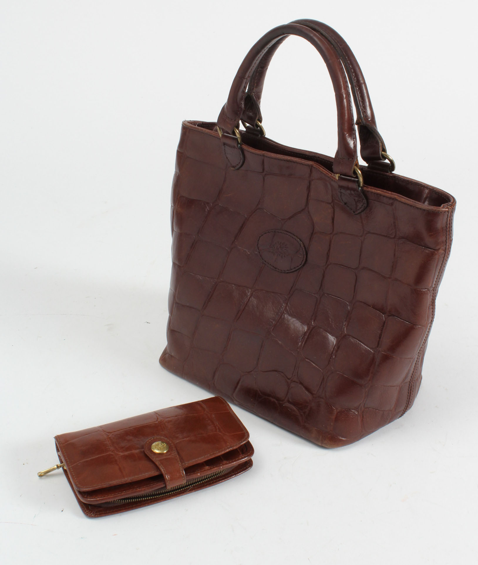 Mulberry, taske pung, præget læder (2) | Lauritz.com