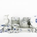 Royal Copenhagen.  'Blå Blomst'.  Service af porcelæn ( 72)