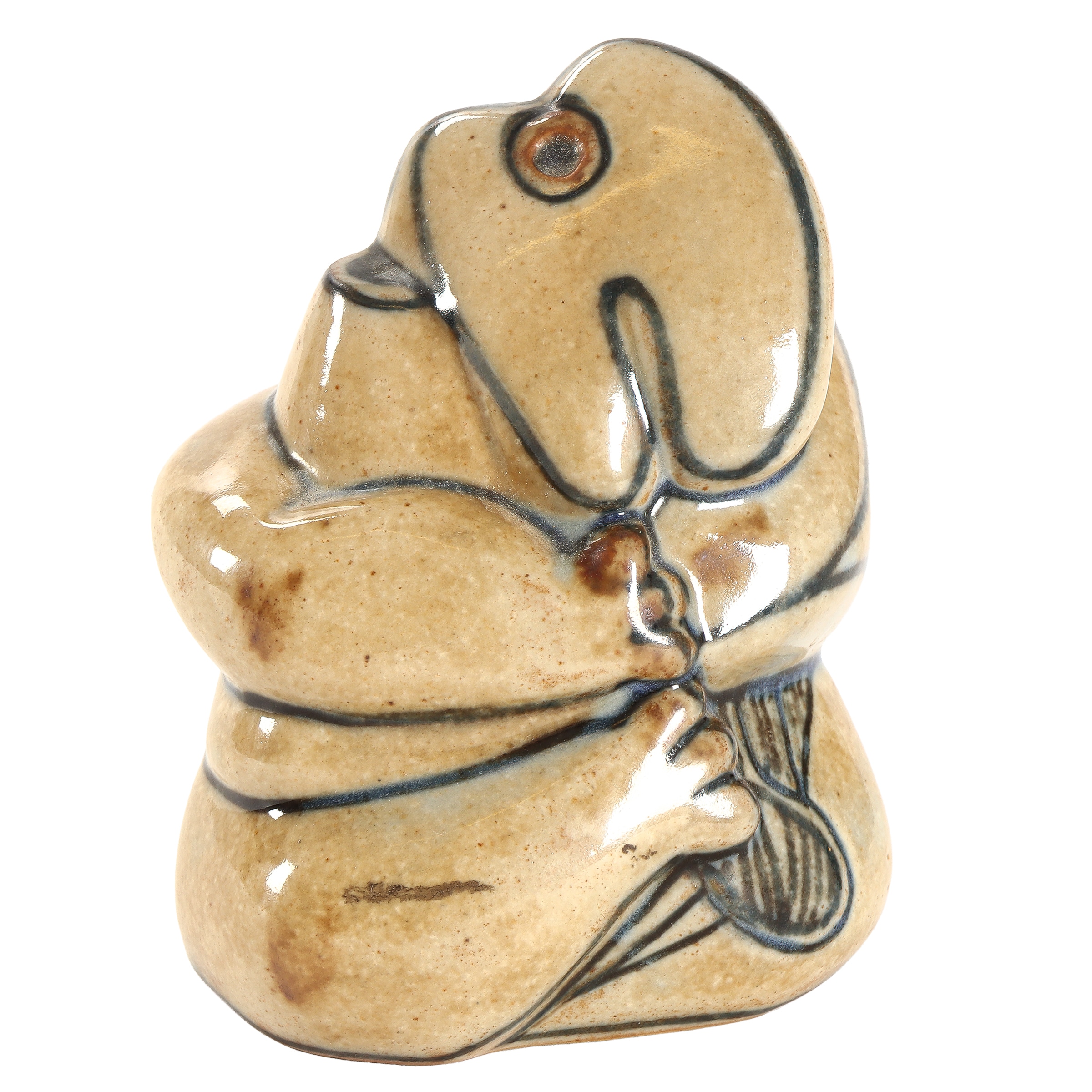 Steen Lykke Madsen for Bing & Grondahl. Glazed stoneware figurine.