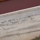 Prospectus of Kolding with Koldinghus. Original colored copper engraving.