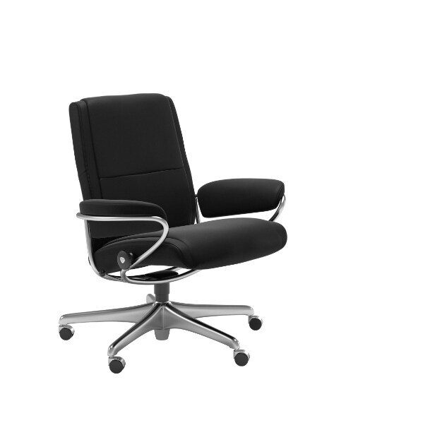 933. Stressless. Kontorstol, model Paris, low back