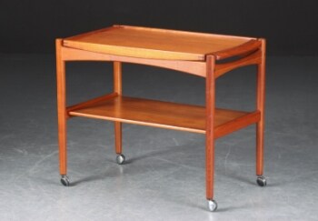 Kurt Østervig for Jason. Serveringsvogn / Bakkebord af teaktræ, model 112