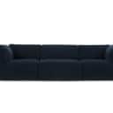 Space Copenhagen for Gubi. Three-person modular sofa model Wonder, exhibition model