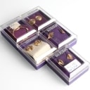 5 pairs of Siersbøl earrings made of 8 kt. gold. (5)