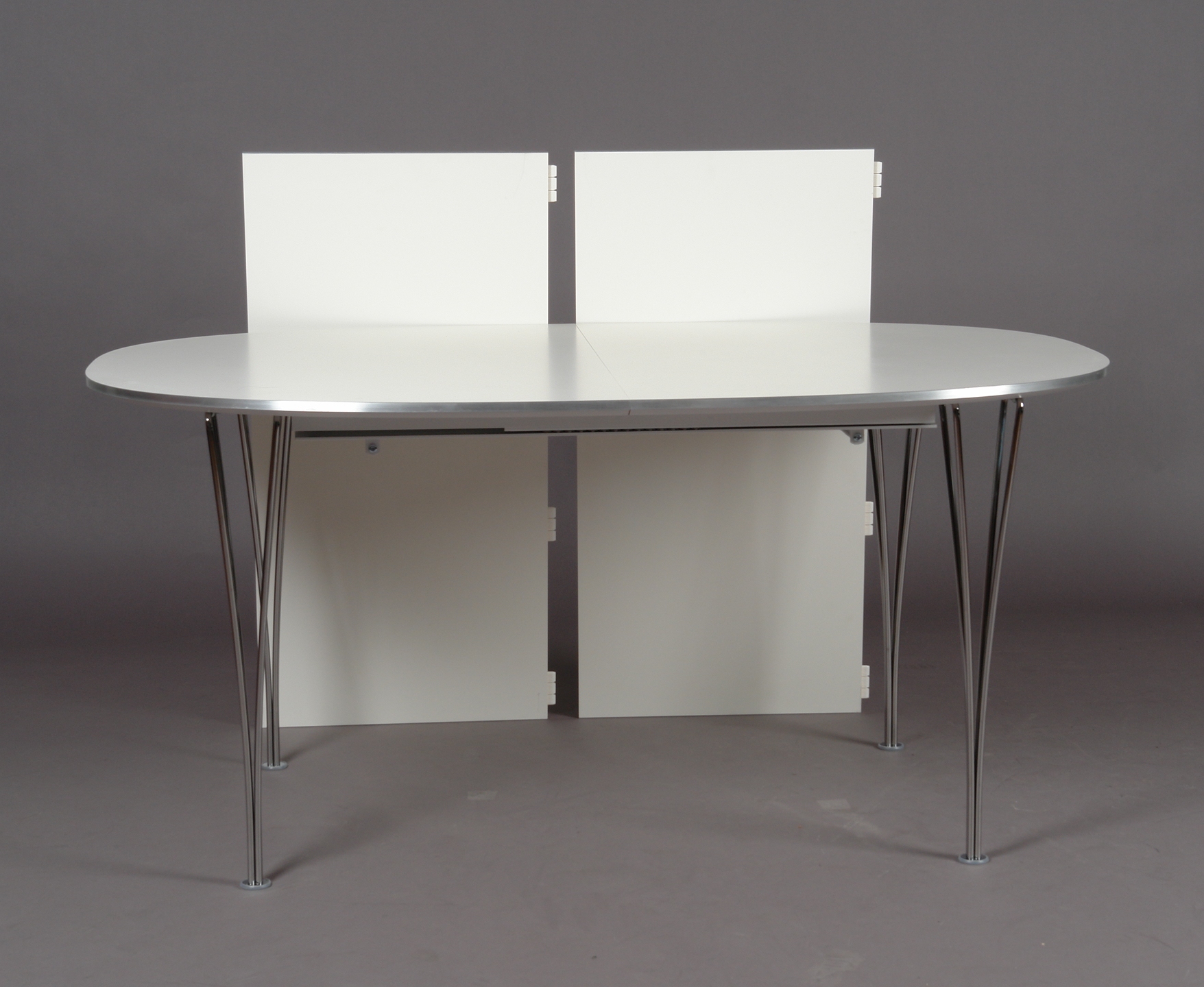 Piet Hein Bruno Mathsson Super Ellipse Dining Table Model B620 With Two Extension Leaves 3 Lauritz Com