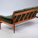Grete Jalk for France & Son. Detached three-person. sofa in teak wood