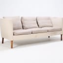 Arne Vodder for Fritz Hansen. Tre-pers. sofa, model '7863'