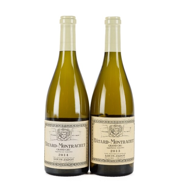 2 fl. Bâtard-Montrachet Grand Cru, Louis Jadot 2013 and 2014 (2)