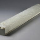 Rectangular glass wall lamp from the 60s