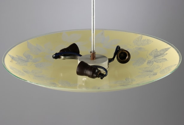 Napaco. 'Brussels' glass pendant,