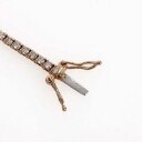 Tennis bracelet with diamonds in 18 kt. rose gold with brilliant-cut diamonds, approx. 2.00 ct.