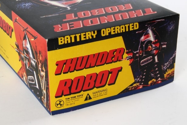 Tin Tom Toys. Thunder Robot. Batteridrevet robot, Limited edition