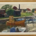 Alex Andersen. Harbor party w/ person & boats (cd)