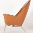 H. J. Wegner. Armchair and stool, model Oculus (2)