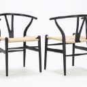 Hans J. Wegner. Y-stole. Fire armstole, model CH-24 (4)
