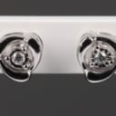 Diamonds by Frisenholm. A pair of diamond earrings of 9 kt. white gold. (2)
