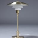 Poul Henningsen. PH 3/2 table lamp, Limited Edition Brass/Opal.