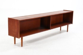 Lavt opbevaringsmøbel/ reol, teak, 1960'erne