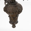 Chandelier, patinated bronze, 1900s