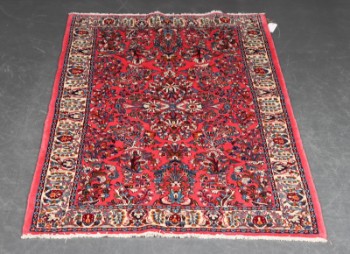 Persisk Sarough tæppe, 217x134 cm