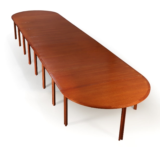 Rud Thygesen & Johnny Sørensen. Conference table made of lacquered teak