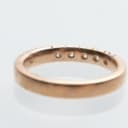 Alliance ring of gold-plated silver with diamonds 0.25 ct.