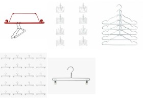 Nomess. 'Gravity Rack' bøjlestang, red samt bøjler