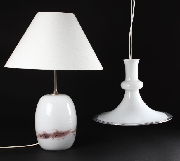 Holmegaard, Etude pendel samt bordlampe (2)