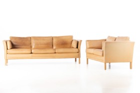 Mogens Hansen. Three- and two-seater sofas (2)