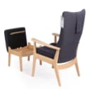 340. Farstrup. 'Otiumstol' med skammel, model 5910 (2)