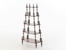 Senempire mahogni etagère, 1800-tallet