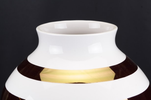 Kähler Omaggio mega jubilæumsvase, guld, 50 cm