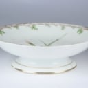 Royal Copenhagen. 'Butterfly' plates and bowl on foot, 19th century (7)