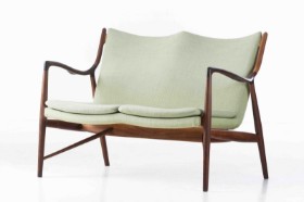 Finn Juhl. Sofa af Rio-palisander, model NV-45