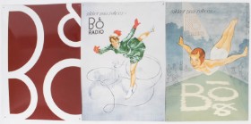 Tre Emaljeskilte med vintage reklamer for Bang & Olufsen (3)