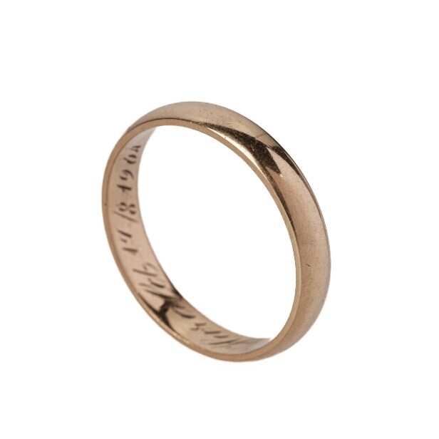 Ring of 14 kt. gold. size 53.5