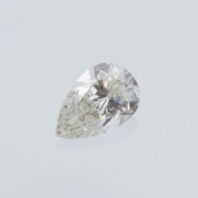 Unset diamond that is a drop / pear cut diamond, 0.52 ct.