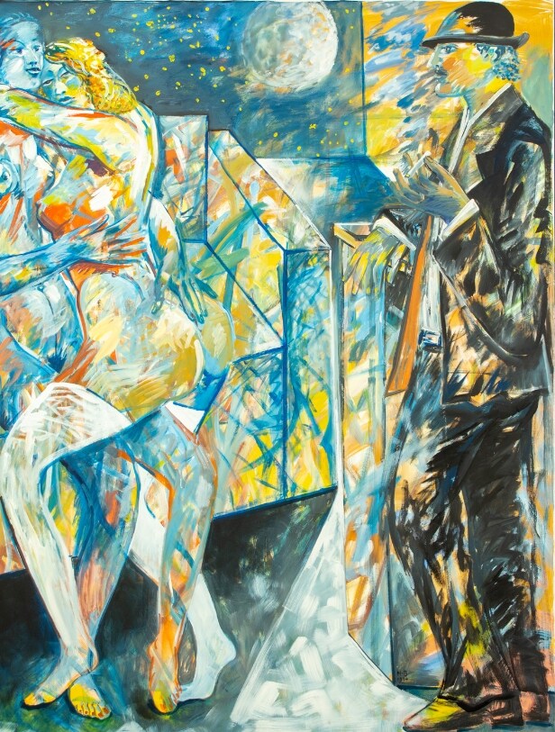 Professor Horst Böhm, diptych dancing couples. (2)