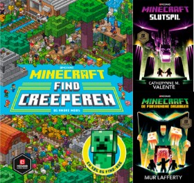 'Minecraft - Find creeperen', 'Slutspil' af Catheryne M. Valente og 'De forsvundne dagbøger' af Mur Lafferty (3)