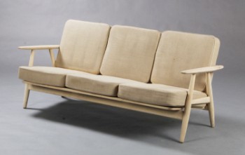 Hans J. Wegner. Tre-pers. Cigaren sofa, model GE-240/3