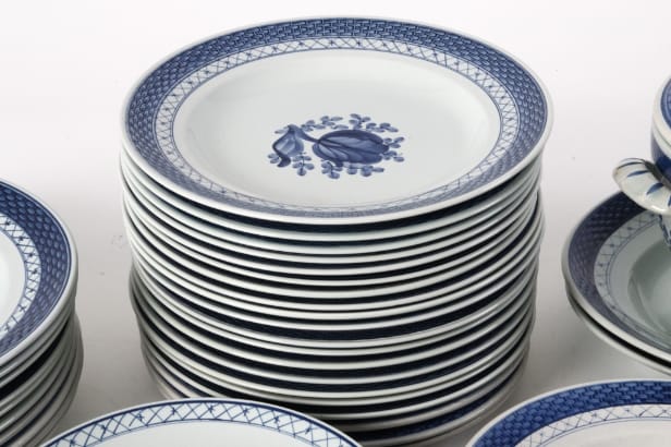 Aluminia / Royal Copenhagen. Tranquebar dinnerware etc.,
