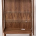 437. Klim Furniture. Walnut display cabinet, model V302