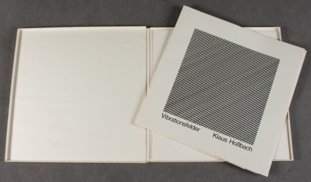 Klaus Hoßbach, Mappenwerk 'Vibrationsfelder', 1969. Serigraphie