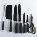 Knivsæt monteret på knivblok af rustfrits stål Royalty Line (8)