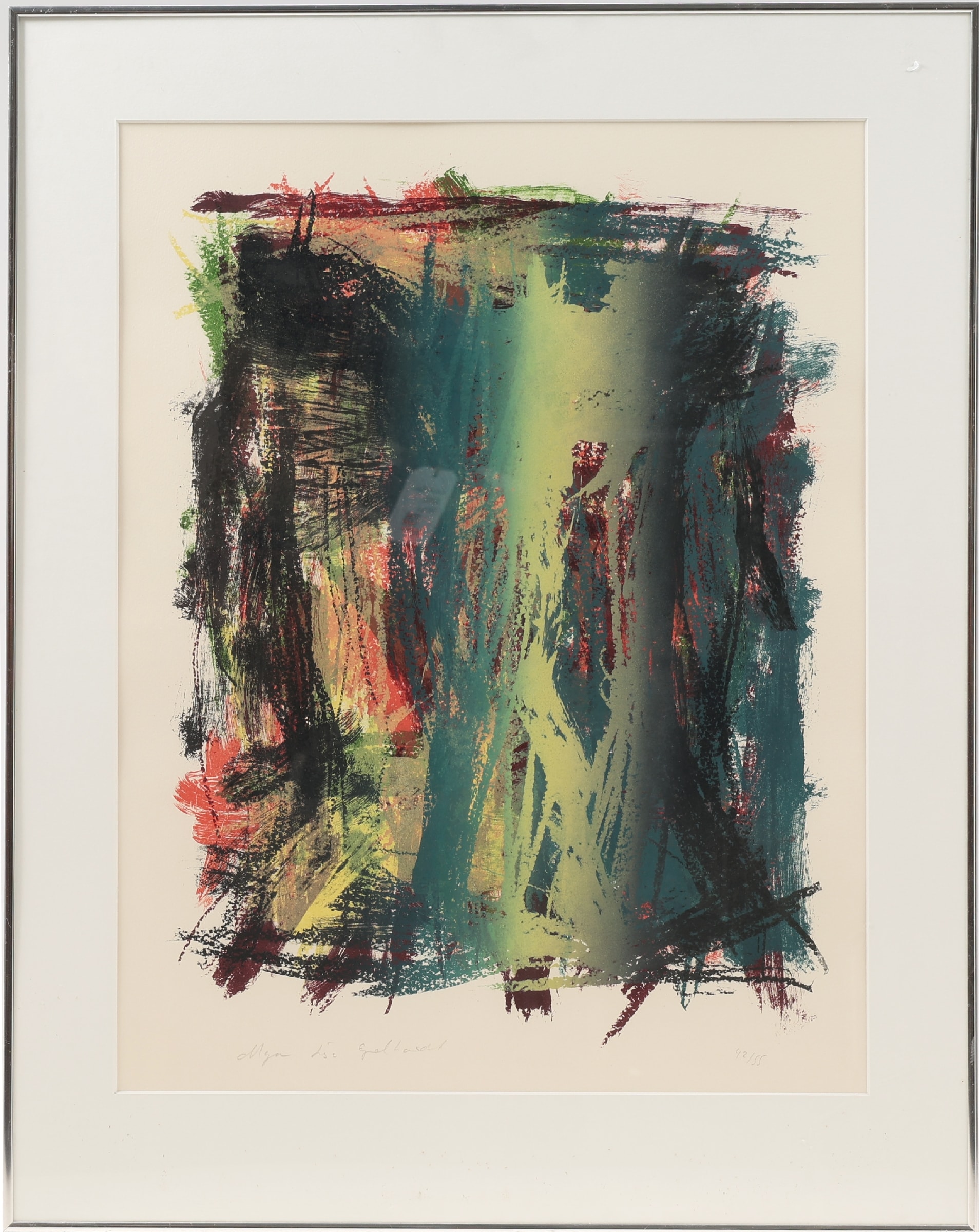 Maja Lisa Engelhardt. Composition. Lithography.