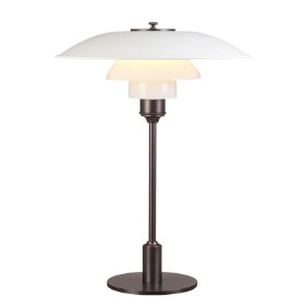 Poul Henningsen. Bordlampe, 3½-2½. Hvid. Original emballage.