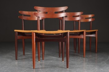 Sax Møbler. Et sæt på fire stole, teaktræ, 1960erne (4)
