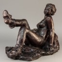 Gerhard Henning cd, liggende kvinde, skulptur af bronze  Denne vare er sat til omsalg under nyt varenummer 4390807