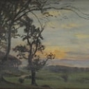 Christian Zacho (1843-1913): Morning mood, hilly landscape. 1897